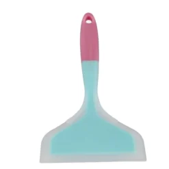 Silikone Spatel Non-Stick Skridsikker Silikone Madlavningsspatel til Tamagoyaki Pizza Steak (Himmelblå Pink Håndtag) Outlet