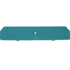 Silikone Vandhane Beskytter Køkkenvask Beskyttelse Silikone Vandhane Håndtag Drypfanger Bakke Svampholder Måtte 61CM Stor Størrelse Grøn Discount
