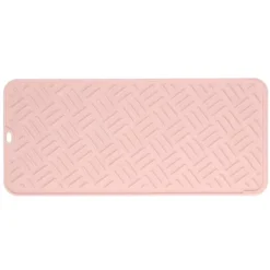 Måtter & Gitter Til Køkkenvaske>Silikone Varmeisoleringspude Skrivebord Anti-Skoldning Vandtæt Silikonepude til Hjemmekøkken (Pink, 45x20cm)