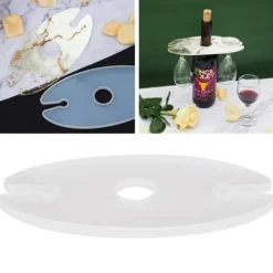 Silikone vinreolform - moderne og elegant holder til vinglasunderlag Best