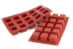 Silikomart Silikoneform til enkeltportion CUBI 35x35mm/H=35mm Best