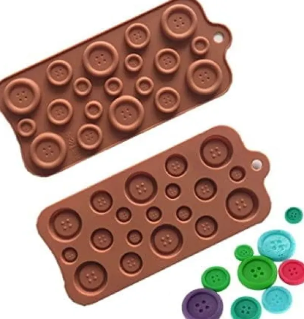 Udstikkere>Silikoneform til praliner, chokolade, is, knapper