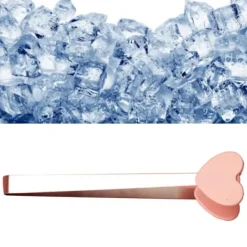 Silikone-minitænger Serveringstang Madlavningstang Små børnetang til servering Madlavning Forretter Isterning Frugt Sukker Pink Hjerteform Hot
