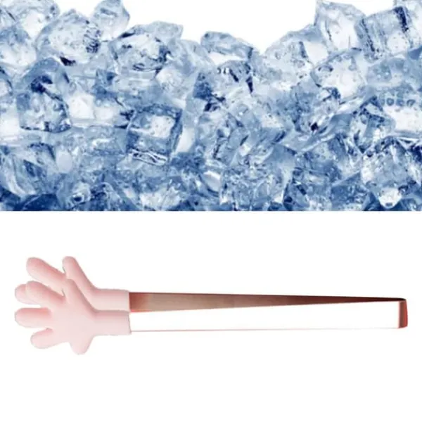 Køkkentænger>Silikone-minitænger Serveringstang Madlavningstang Små børnetang til servering Madlavning Forretter Isterning Frugt Sukker Pink Palmeform
