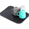 Silikonemåtte til opvask, sort, 34x26,5 cm Best