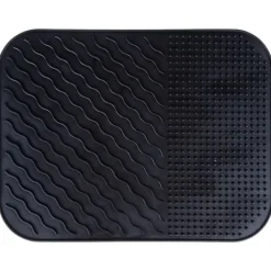 Silikonemåtte til opvask, sort, 34x26,5 cm Best