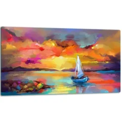 SKÆREBRÆT I GLAS 52X30 BILLEDE Outlet