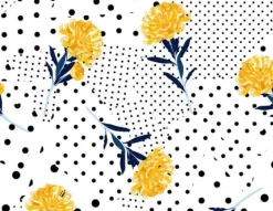 SKÆREBRÆT I GLAS 52x40 BLOMSTER