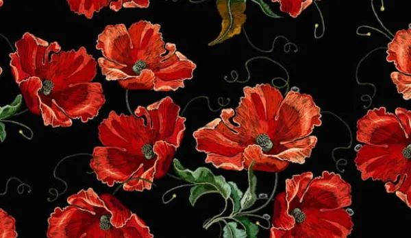 SKÆREBRÆT I GLAS 52x30 BLOMSTER Clearance