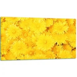 SKÆREBRÆT I GLAS 52x30 BLOMSTER Clearance