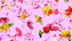 SKÆREBRÆT I GLAS 52x30 BLOMSTER Hot
