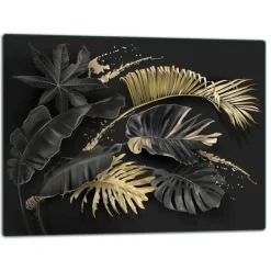 SKÆREBRÆT I GLAS 52x40 BLOMSTER Discount