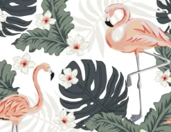 SKÆREBRÆT I GLAS 52x40 FLAMINGO Hot