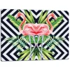 SKÆREBRÆT I GLAS 52x40 FLAMINGO Discount