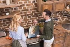 SKÆREBRÆT I GLAS 52x40 HJERTE Clearance