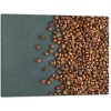 Skeer & Skovle>SKÆREBRÆT I GLAS 52x40 KAFFE