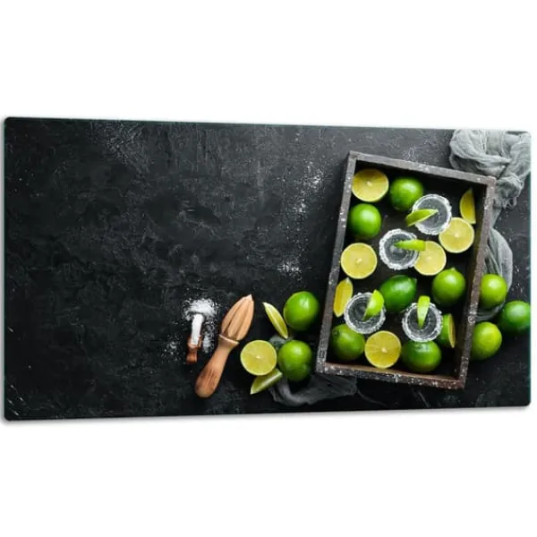 Skærebrætter>SKÆREBRÆT I GLAS 52x30 MAD