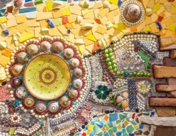 Køkkenorganisering>SKÆREBRÆT I GLAS 52x40 MOSAIK