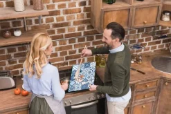 SKÆREBRÆT I GLAS 52x40 MOSAIKKLISER Clearance