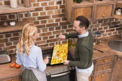 SKÆREBRÆT I GLAS 52x30 POMMES FRITES Discount