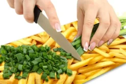 SKÆREBRÆT I GLAS 52x30 POMMES FRITES Discount