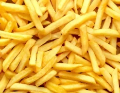 Bordskånere>SKÆREBRÆT I GLAS 52x40 POMMES FRITES