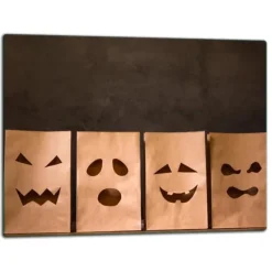 Bordskånere>SKÆREBRÆT I GLAS 52x40 SMILE