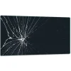 SKÆREBRÆT I GLAS 52X30 SORT Clearance