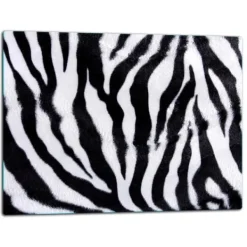 SKÆREBRÆT I GLAS 52x40 ZEBRA Best
