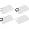 Skærebræt i plast 23 cm - Hvid Clearance