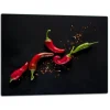 Grydelapper & Grillvanter>SKÆREBRÆT MED GLAS 52x40 CHILI PEBER