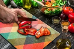 SKÆREBRÆT MED GLAS 52X40 FARVER Discount