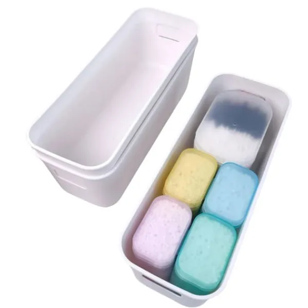 Skuffe Organizer Bakker, Plast Opbevaringskasser Til Skrivebord, Badeværelse, Køkken 5-pack Sale