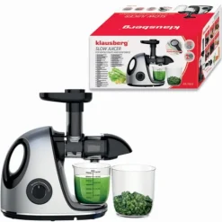 Juicepresser - Nyd Friskpresset Juice Derhjemme>Slow juicer 150W til frugt og grønt KOLDPRESSE KLAUSBERG KB-7863