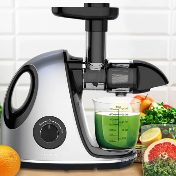 Juicepresser - Nyd Friskpresset Juice Derhjemme>Slow juicer 150W til frugt og grønt KOLDPRESSE KLAUSBERG KB-7863