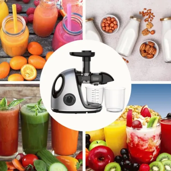 Juicepresser - Nyd Friskpresset Juice Derhjemme>Slow juicer 150W til frugt og grønt KOLDPRESSE KLAUSBERG KB-7863
