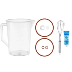 Slush Ice Maskine 3 x 12L / 3,2 Gal - Triple Skål, 72 Kopper - 220V 1300W i rustfrit stål til Margarita, Smoothies og Frosne Drinks. Sale