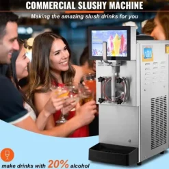 Slush Ice Maskine 8L – Kommerciel slushy maskine til margarita og smoothies. Perfekt til frosne drinks! Best