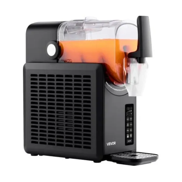 Slush-Ice Maskiner>Slushie-maskine, 42,9x17,7x42,4 cm, frossen drik maskine, selv-rensende