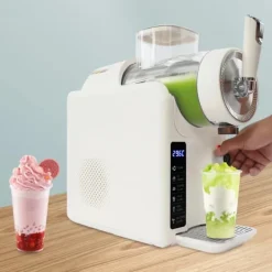 Slushmaskine - Shaved Ice Maskine - Bordmodel - 185 W Motor - Selvrensning - Til Hjemmet Outlet