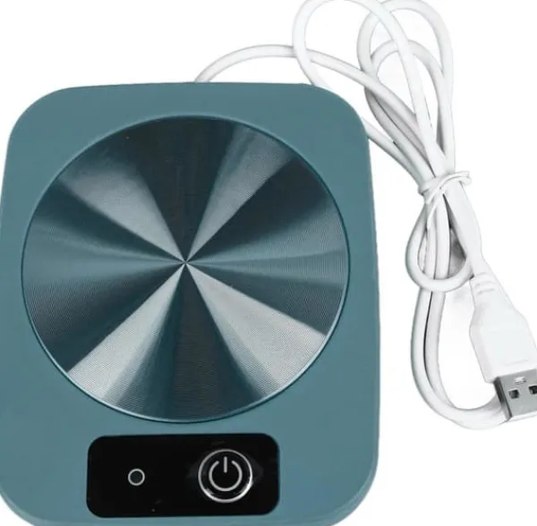 Kopvarmer>Smart kaffevarmer med konstant temperatur, kakaodrikvarmer, USB-drevet bærbar kopvarmer til kontor, rejser og derhjemme, holder din kaffe varm og læk | CDON