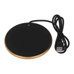 Kopvarmer>Smart USB-kaffekrusvarmer - 55°C konstant temperatur, pladsbesparende guldvarmer til hjemmet, kontoret og rejser