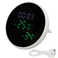 Smart WiFi termometer hygrometer med høj nøjagtighed og stemmestyring