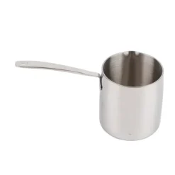 Smørvarmerpotte med hurtig varmeledning, tre lag, rustfrit stål smørvarmer med præcis skala, hul 900 ml New