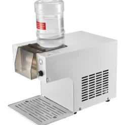 Snefnug-ismaskine - Snekeglemaskine/Isknuser - 40 kg/døgn - 1,8 L Beholder - Rustfri Stålklinge - Hurtig Forafkøling 90 s - Til Hjem og Små Fester Outlet