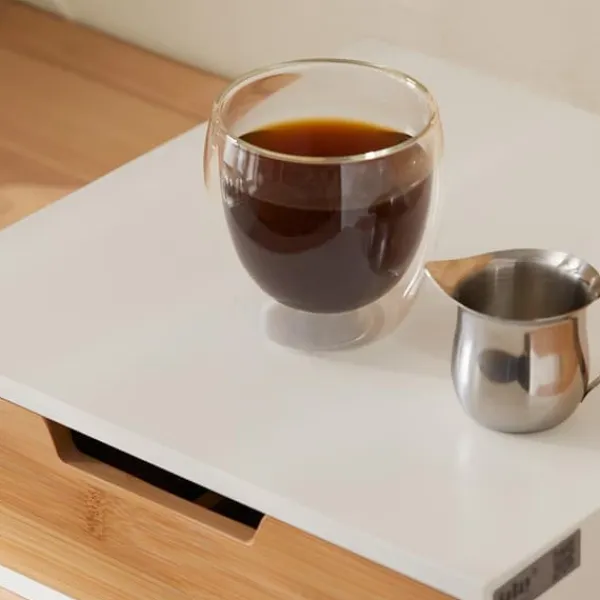 SoBuy Kaffekapselæske, opbevaring af kaffekapsler eller teposer, hvid, FRG179-WN Sale