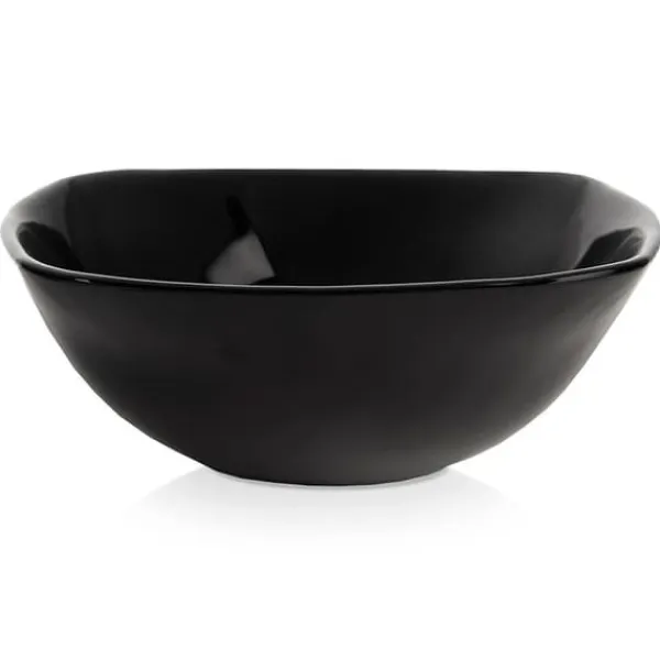 Tallerkener & Bordservicer>Sort glasskål LUNA 15 cm, 450 ml