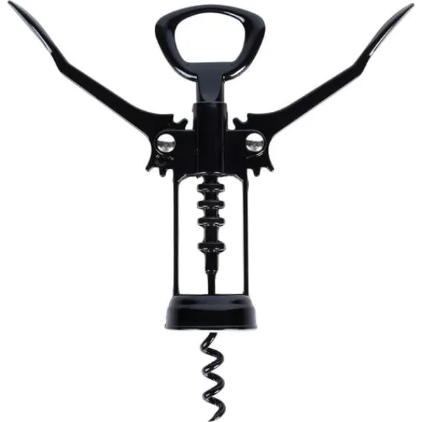 Sort metal vinproptrækker 16 cm Online