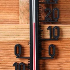 Sort udendørstermometer 27 cm Outlet