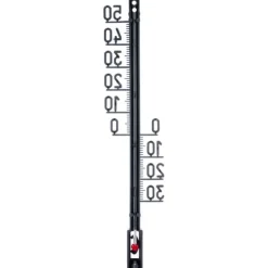Sort udendørstermometer 27 cm Outlet